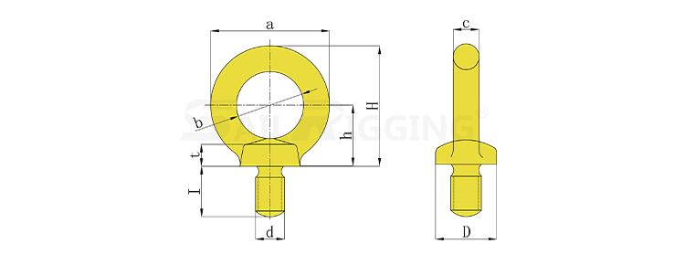JIS1168 EYE BOLT