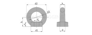 Eye Nut DIN582 drg