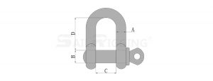 European Type Large Dee Shackle drg