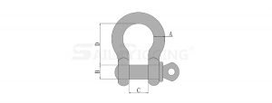 JIS Type Bow Shackle drg