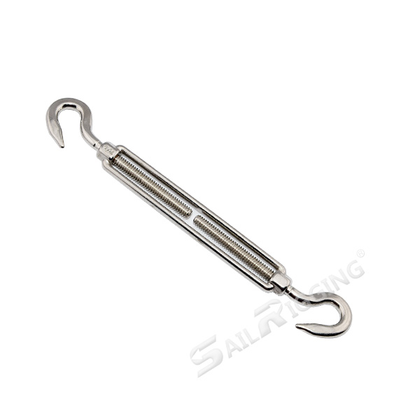 SS US TYPE TURNBUCKLE WITH HOOK & HOOK