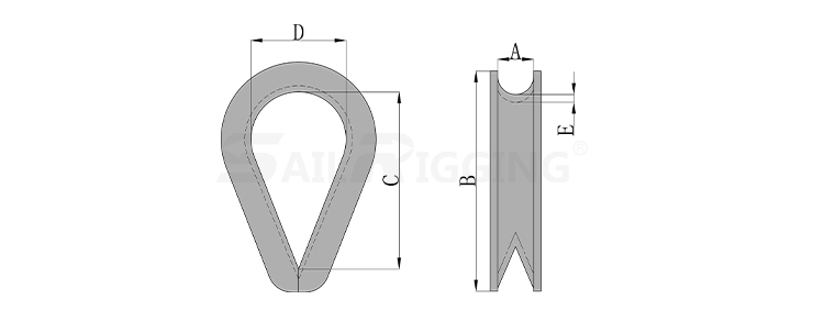 HEAVY DUTY THIMBLE DIN6899b