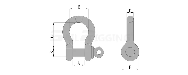 Australian Bow Shackle Drg