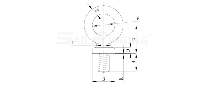 BS4278-3 Eye Bolt