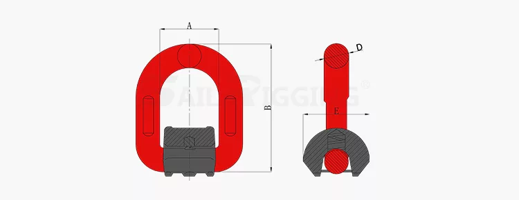 G80 Weld On D Ring