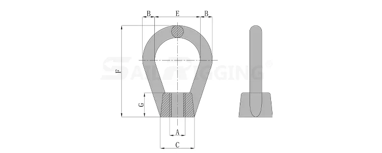 BS3974 BOW NUT