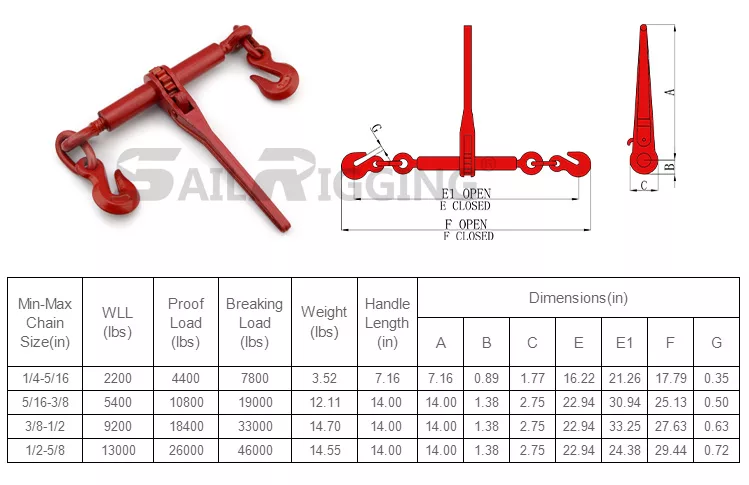 Ratchet Load Binder