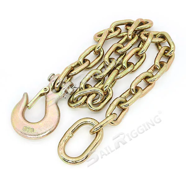 US STANDARD G70 Trailer Safety Chain With Single Clevis Slip Hook