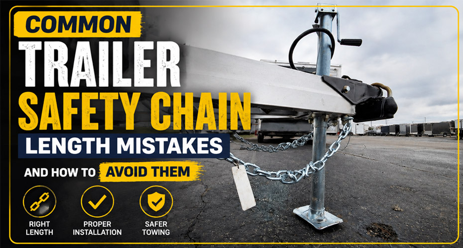 Common Trailer Safety Chain Length Mistakes and How to Avoid Them
