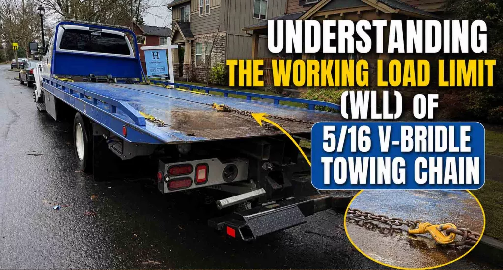 Understanding the Working Load Limit (WLL) of 5/16 V-Bridle towing Chain