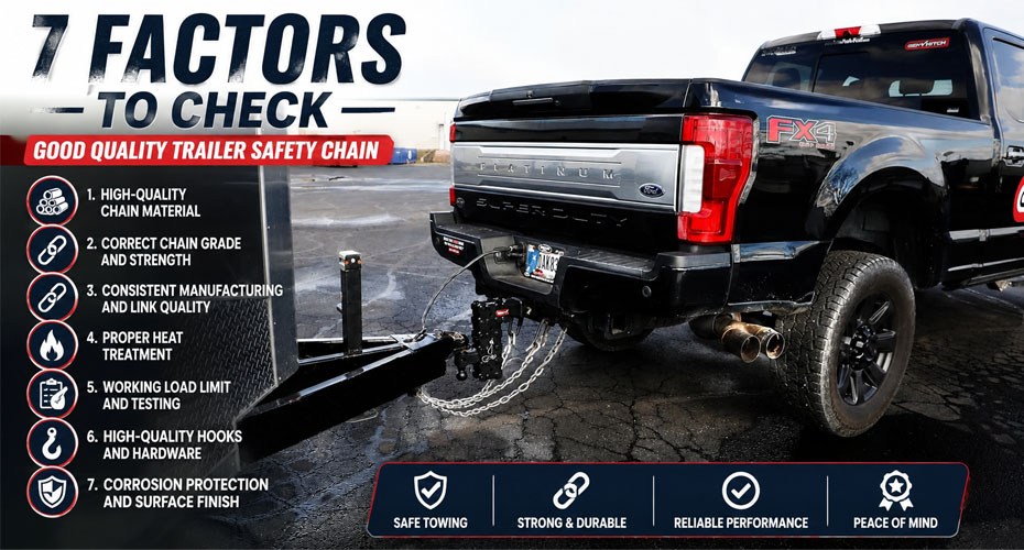 7 Factors To Check Good Quality Trailer Safety Chain